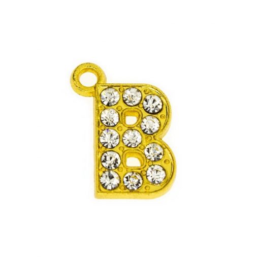 15mm gold hanging letters for pendants, bags, etc.