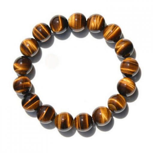 Natural yellow tiger’s eye single ring bracelet A goods factory wholesale MS-028