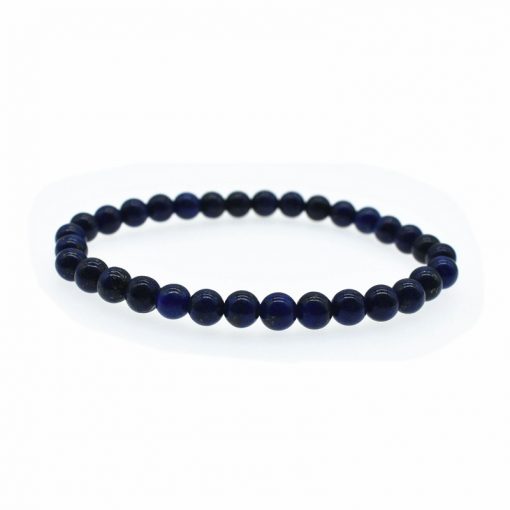 6MM Natural Lapis Lazuli Fashion Single Hoop Bracelet Wholesale HYue-029