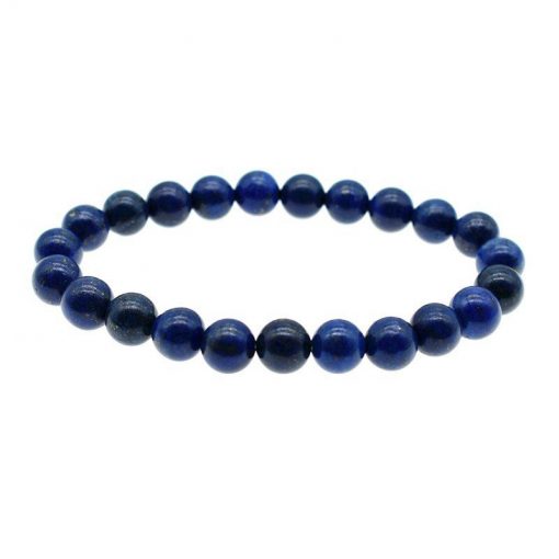 8MM Natural Lapis Lazuli Fashion Single Loop Bracelet Wholesale HYue-040