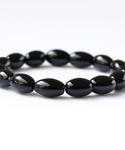 Simple and elegant natural black Agate bracelet. Manufacturers wholesale GLGJ-092
