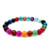 New Color Agate Bracelet For Men And Women Natural Stone Jewelry Wholesale HYue-059