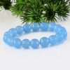 6.8.10mm ice seed blue chalcedony bracelet GLGJ-177