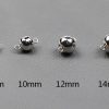 S925 silver handmade accessories DIY necklace bracelet magnet ball buckle SZYX-195