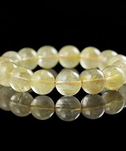 6-11mm natural stone blond crystal gemstone elastic bracelet wholesale GLGJ-155