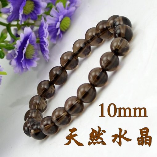 5-10mm natural brown crystal finished bracelet factory wholesale GLGJ-153