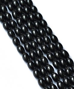 Natural black agate 8x12mm gemstone loose beads DIY accessories GLGJ-112