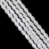 Natural ice white agate 8x12mm gemstone DIY loose beads GLGJ-115