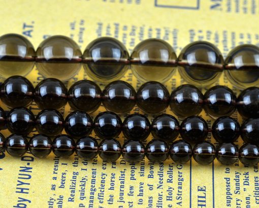 5-16mm natural brown crystal DIY loose beads wholesale GLGJ-129
