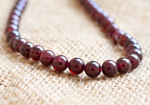 6-14mm Natural Red Tiger Eye Stone Tower Chain Wholesale GLGJ-171