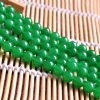 6-12MM green chalcedony DIY loose beads accessories wholesale GLGJ-183