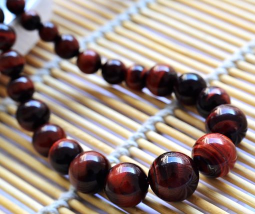 6-14mm Natural Red Tiger Eye Stone Tower Chain Wholesale GLGJ-171