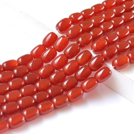 Fine A grade natural red agate DIY loose beads wholesale GLGJ-097