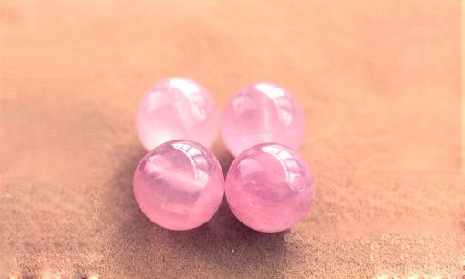 Natural 6-12mm DIY pink crystal loose beads GLGJ-127
