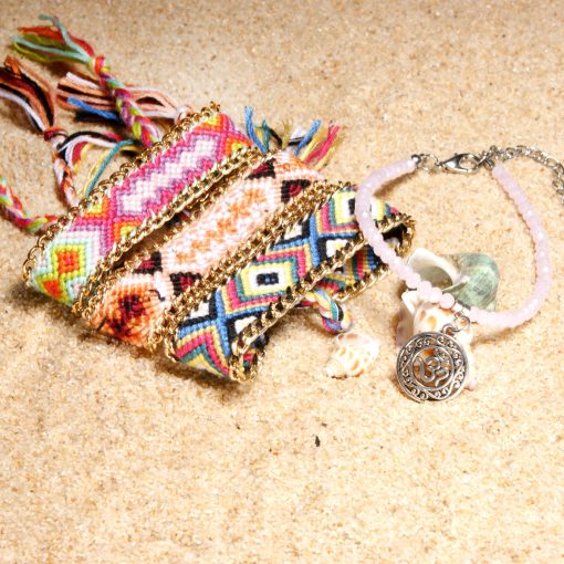 European and American best-selling om pendant retro ethnic style woven ladies suit anklet XH-238