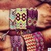Europe and America best selling bohemian ethnic style hand-woven rainbow lucky friendship bracelet XH-253