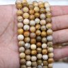 Wholesale natural stone chrysanthemum stone elastic bracelet for men and women