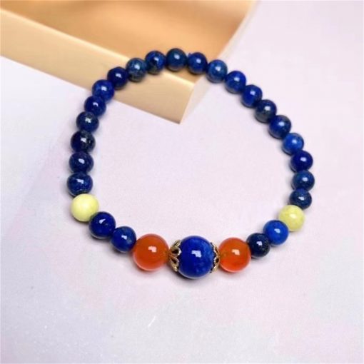 Factory direct supply of natural lapis lazuli bracelet NBC-002
