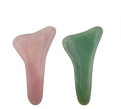 Health and beauty scraping board powder crystal aventurine massager GZYYX-004