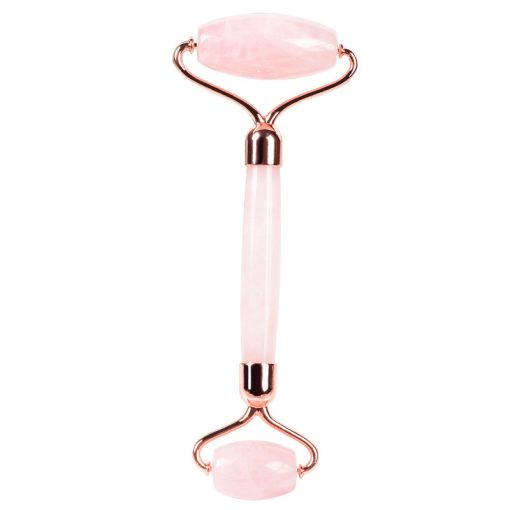 Pink crystal double-head roller facial beauty massage roller DS-008