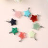 Manufacturers wholesale natural stone crystal agate pentagonal pendant YQJF-017