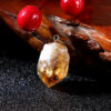 Wholesale Natural Topaz Raw Stone Pendant Irregular Stone Necklace YQJF-019