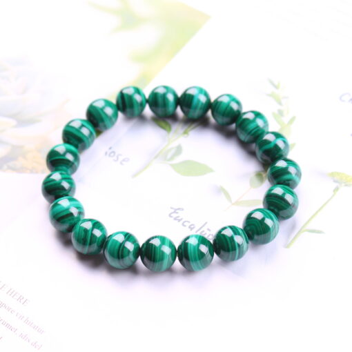 Wholesale boutique green natural malachite single ring bracelet for men and women HF KD-hao-001